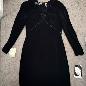 Vintage Niteline Black Dress.